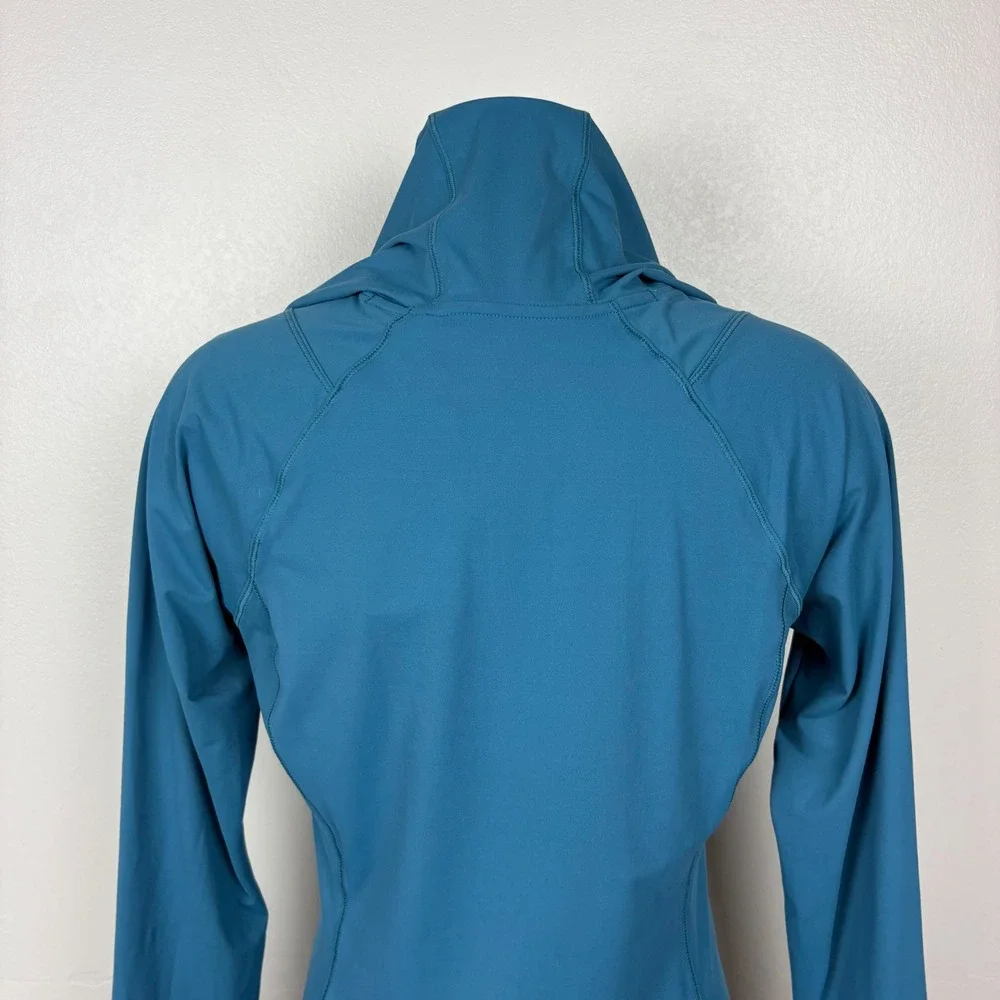 Mountain Hardwear Womens Crater Lake Dress NWT Sz M Baltic Blue Long Sleeve UPF - Picture 10 of 15